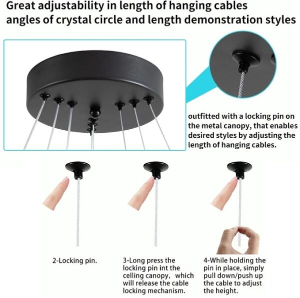 Φωτιστικό οροφής τραπεζαρίας LED - 2196 - 431019 - Image 7