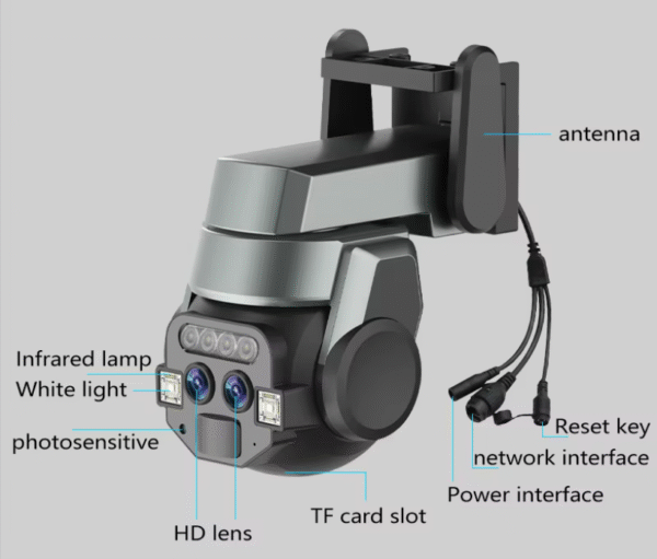 Κάμερα ασφαλείας IP - Dual - Security Camera - 10X-CM-Q0802 - 300112 - Image 3