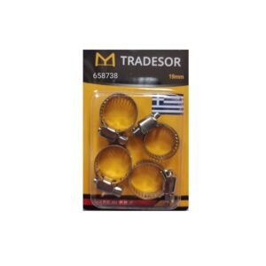 Σετ σφιγκτήρες σωλήνων - 4pcs - 19mm - 658738