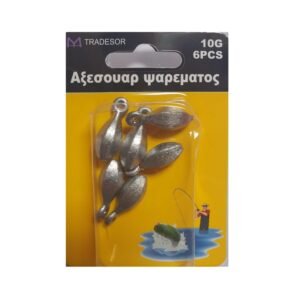 Βαρίδια αλιείας με θηλιά - 10gr - 4pcs