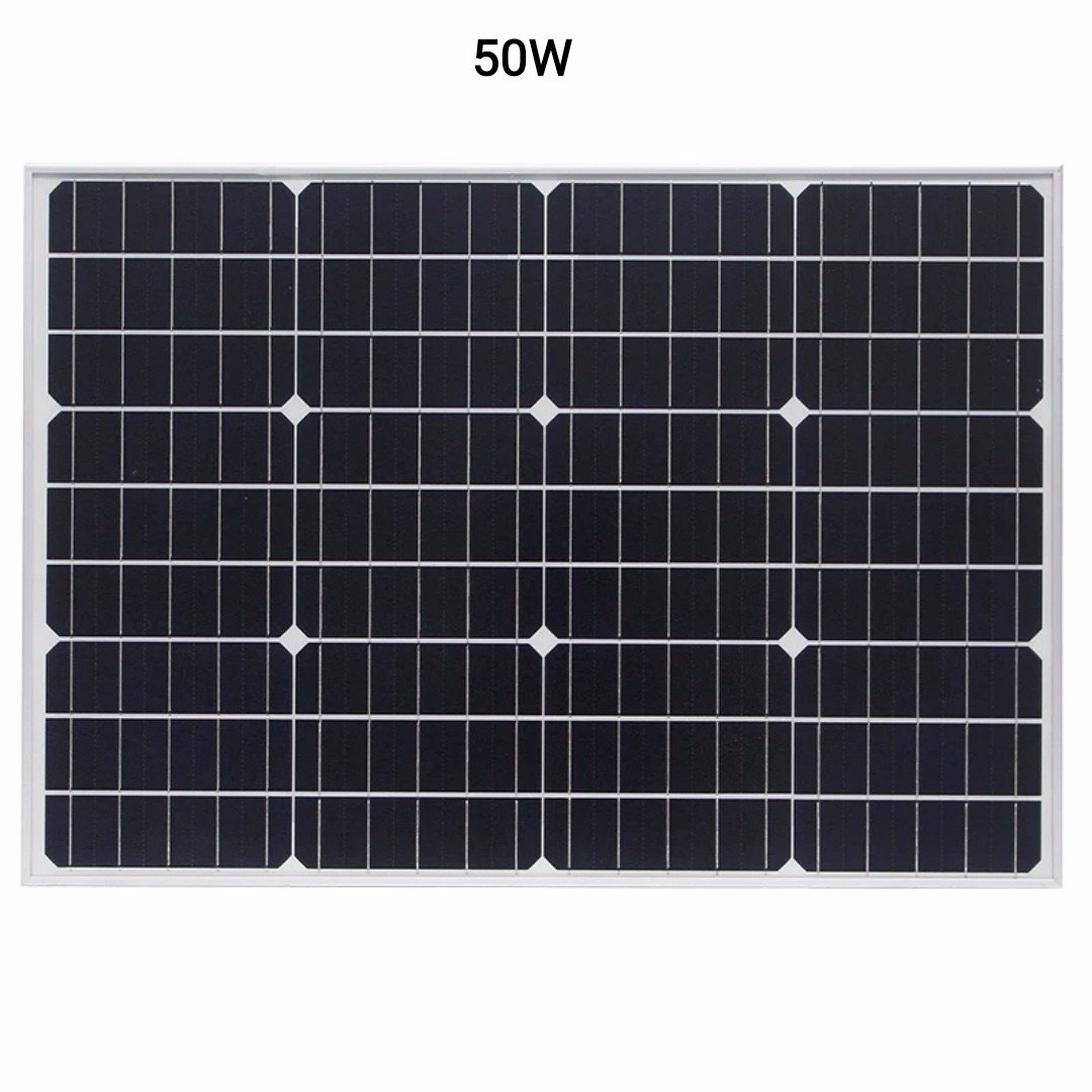 Μονοκρυσταλλικό ηλιακό πάνελ - Solar Panel - 50W - 676128 - Image 3