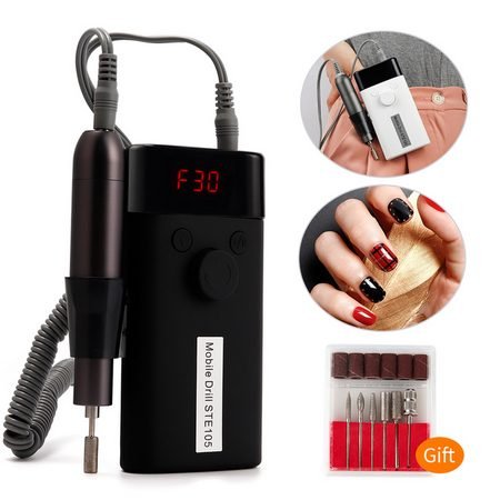 Ηλεκτρικός τροχός μανικιούρ-πεντικιούρ - TGR-106 - 631071 - Black - Image 3