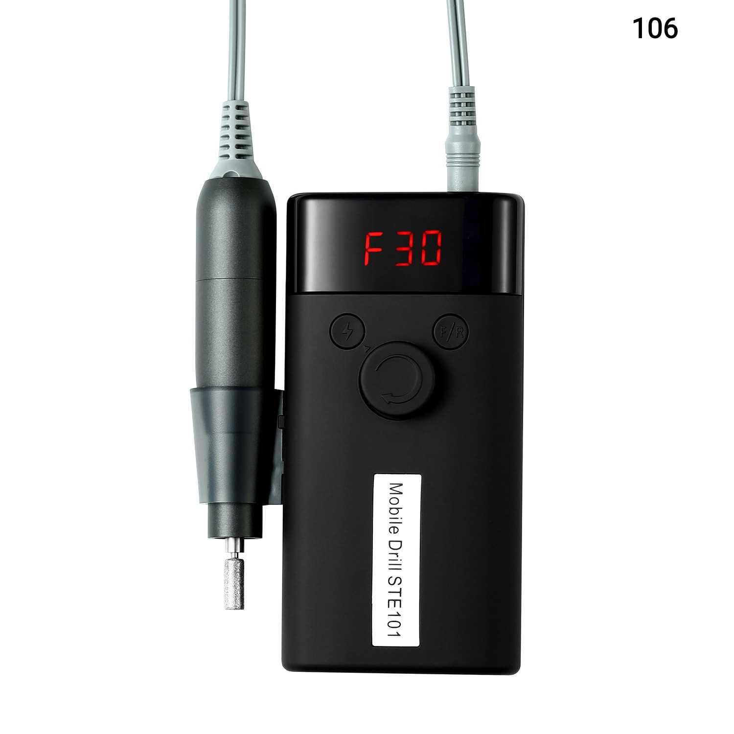 Ηλεκτρικός τροχός μανικιούρ-πεντικιούρ - TGR-106 - 631071 - Black - Image 4