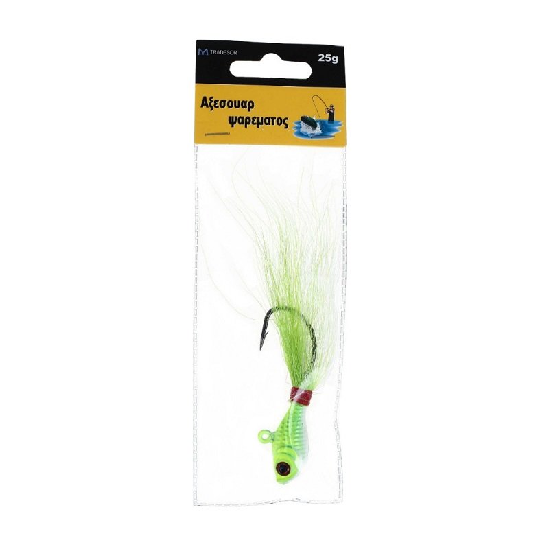 Τεχνητό δόλωμα Tai Rubber 25g με αγκίστρι και ελκυστικά χρώματα