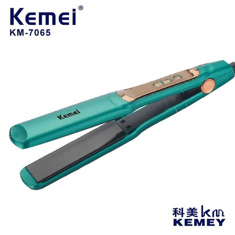 Ισιωτική μαλλιών KM-7065 της Kemei με κεραμικές πλάκες