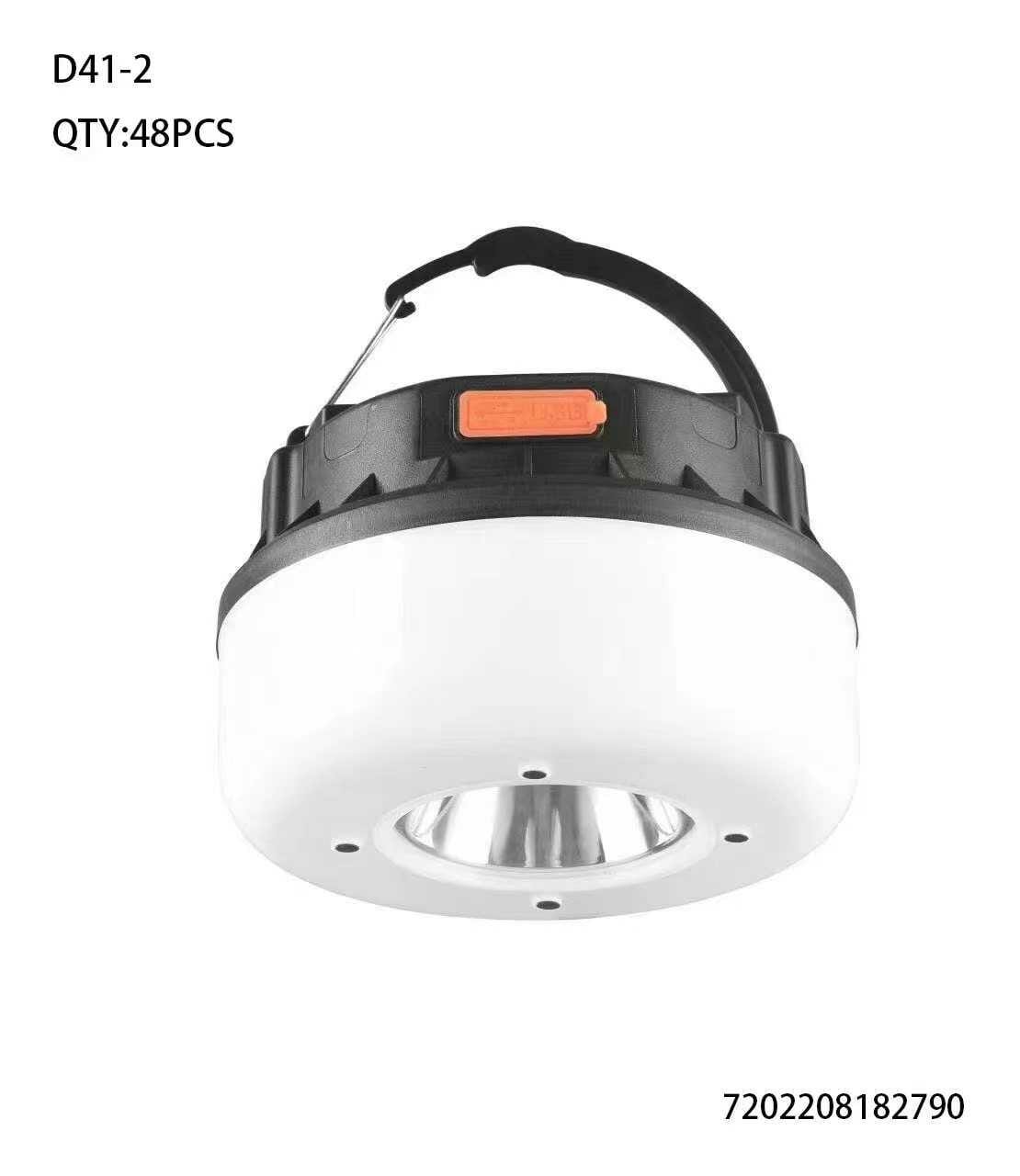 Επαναφορτιζόμενη λάμπα-φαναράκι LED - D41-2 - 182790 - Image 3