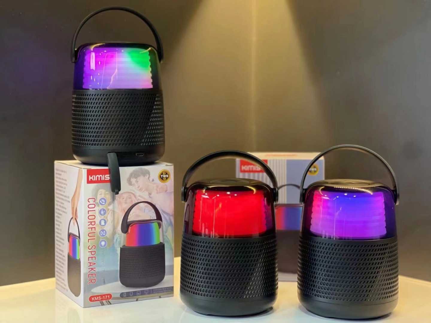 Ασύρματο ηχείο Bluetooth KMS-171 με LED RGB φωτισμό
