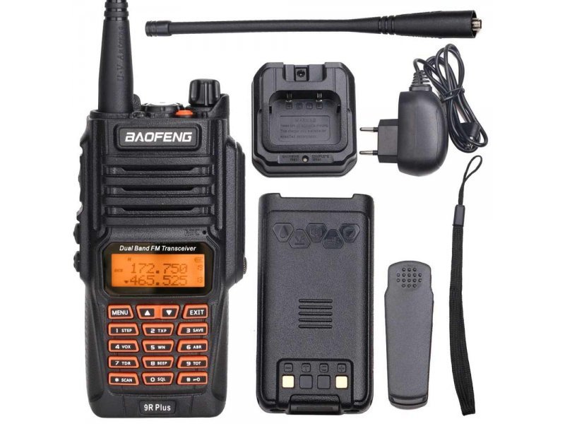 Φορητός πομποδέκτης - UHF/VHF - 8W - UV-9R - Baofeng - 563099 - Image 6