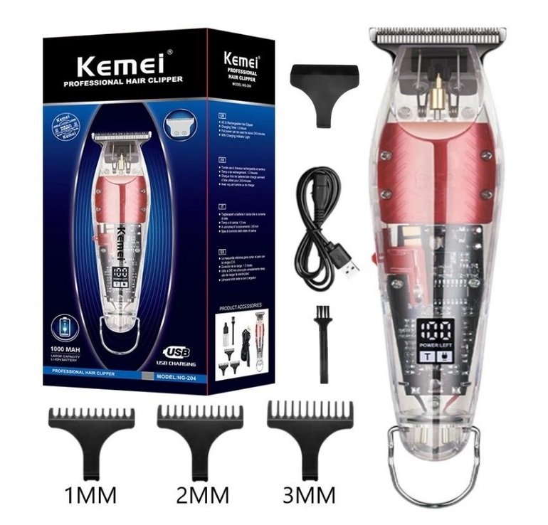 Κουρευτική μηχανή Kemei NG-204 με ακριβείας λεπίδα