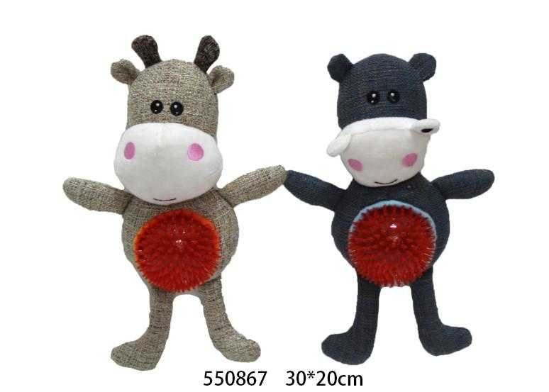 Παιχνίδι σκύλου υφασμάτινο με μασητική μπάλα