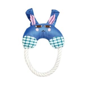 Υφασμάτινο παιχνίδι σκύλου με σχοινί - 20x14cm - 550752