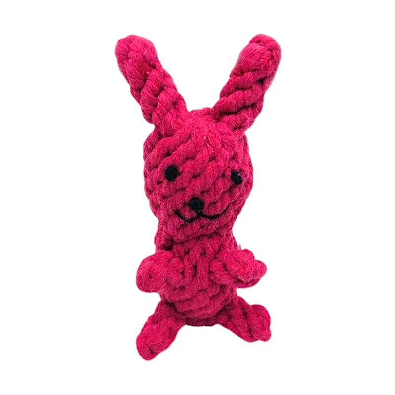 Παιχνίδι σκύλου ζωάκι από σχοινί 15cm