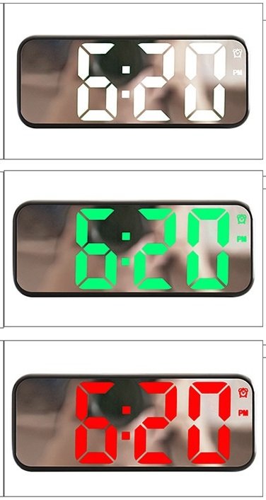 Ψηφιακό ρολόι – Ξυπνητήρι - 668 - 006681 - Black - Image 4