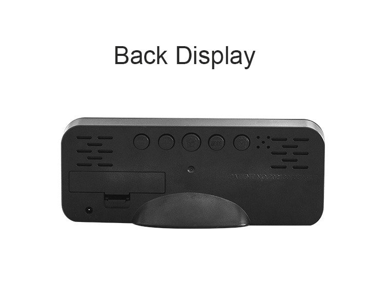 Ψηφιακό ρολόι – Ξυπνητήρι - 668 - 006681 - Black - Image 5