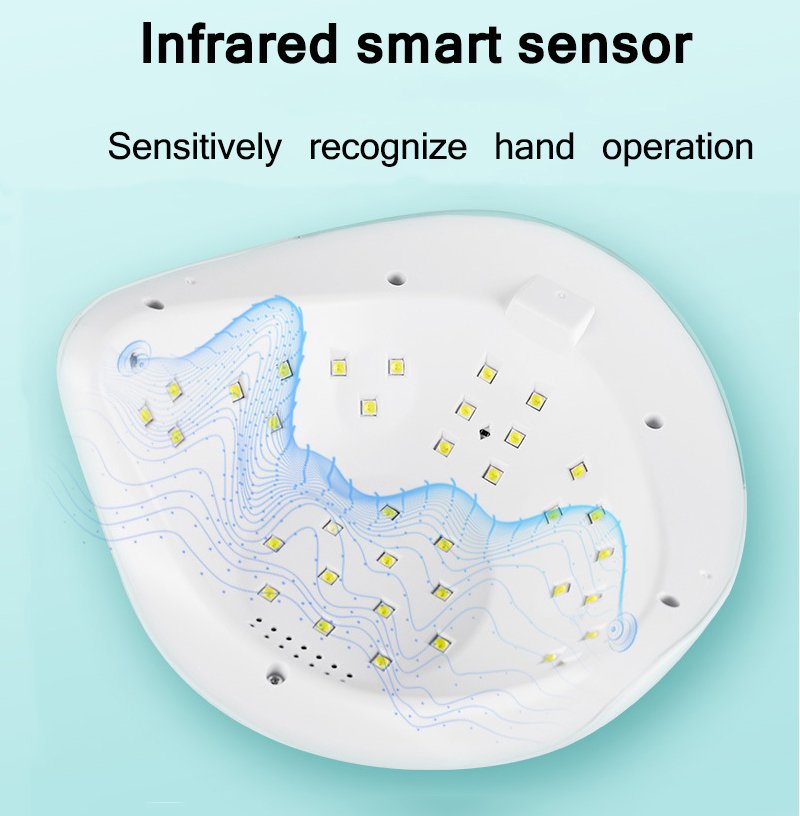 Φουρνάκι νυχιών UV/LED – BQV5 - 120W - 631200 - Pink - Image 3