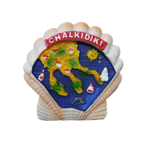 Tουριστικό μαγνητάκι Souvenir – Σετ 12pcs - Resin Magnet - Chalkidiki - 678074