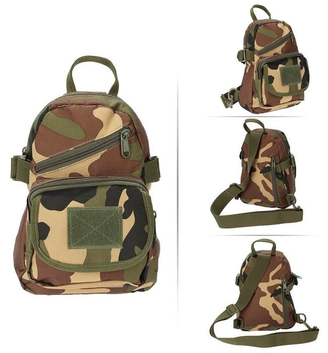 Σακίδιο πλάτης/στήθους - One Strap - BL061 - 270515 - Army Green - Image 4