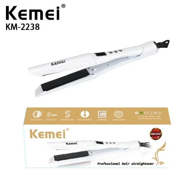 Ισιωτική Μαλλιών KM-2238 της Kemei με κεραμικές πλάκες