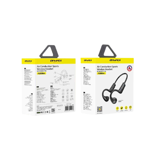 Aσύρματα ακουστικά Neckband A886BL της AWEI σε μαύρο χρώμα