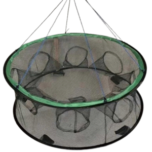 Πτυσσόμενη παγίδα ψαρέματος - Κιούρτος με 6 εισόδους - 60x26cm - 831378