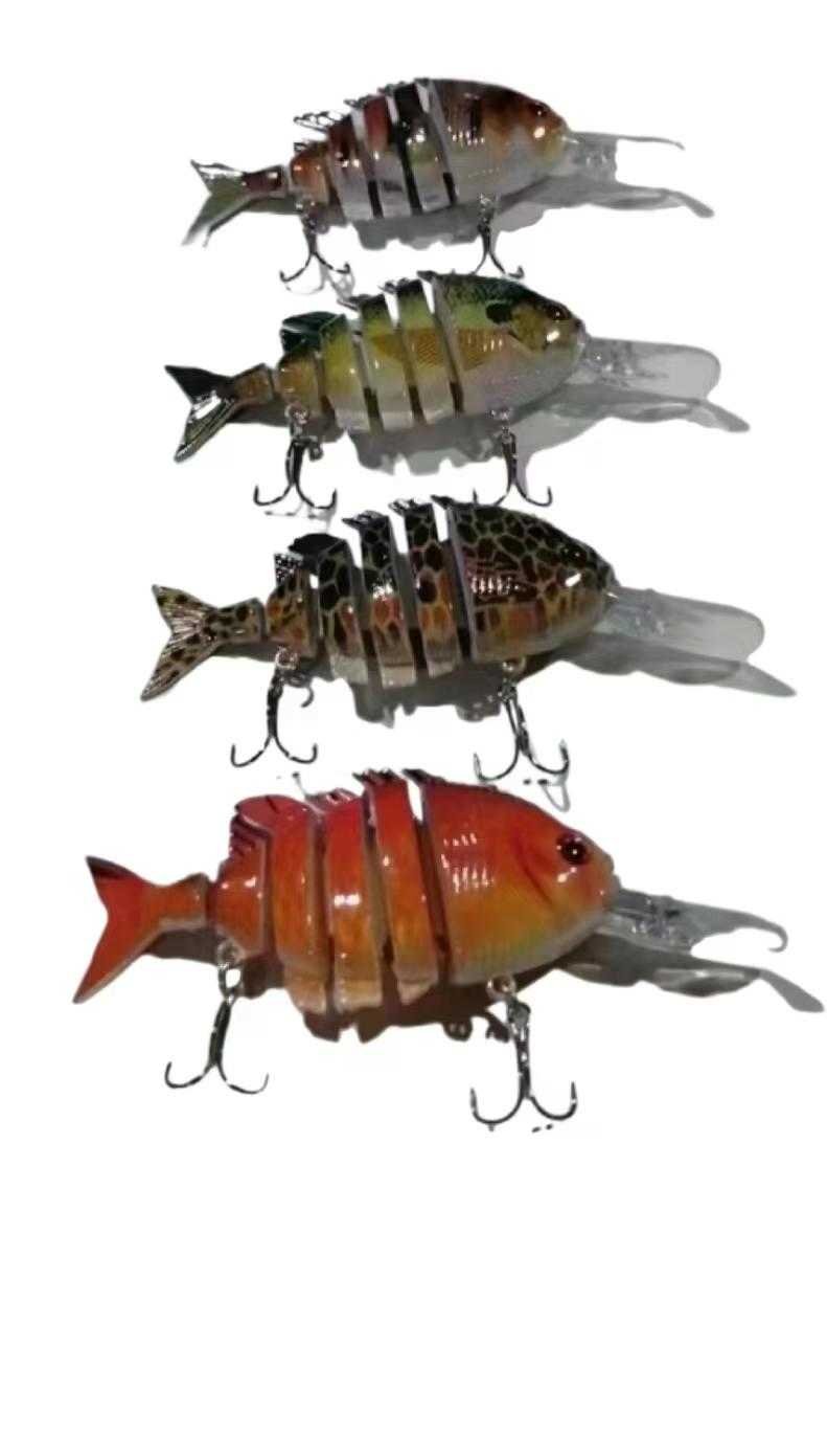 Tεχνητό δόλωμα σπαστό με έντονα χρώματα και φυσική κίνηση.