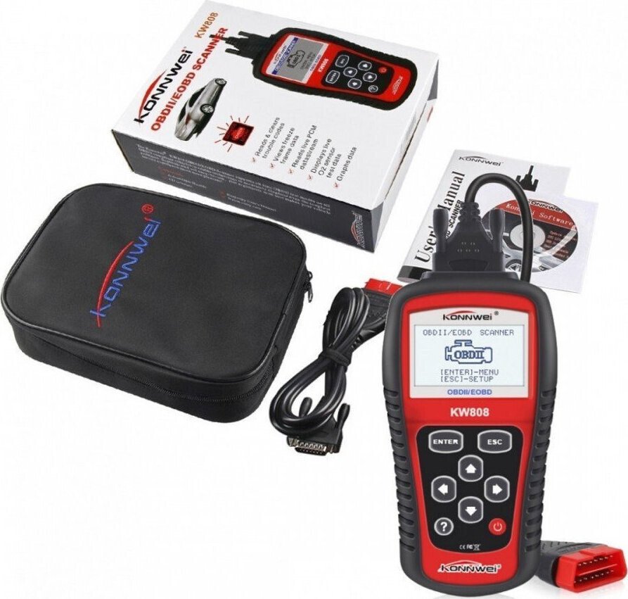 Ψηφιακό διαγνωστικό αυτοκινήτων OBDII/EOBD - 1740209/01 - KW-808 - Konnwei - 170426 - Image 3
