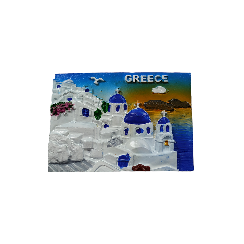 Tουριστικό μαγνητάκι Souvenir – Σετ 12pcs - Resin Magnet - Greece - 678268