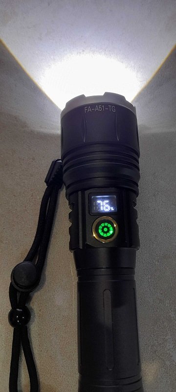 Επαναφορτιζόμενος φακός LED - A51-TG - 251384 - Image 3