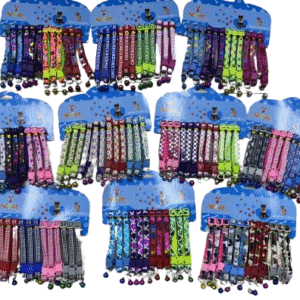 Περιλαίμιο - Κολάρο γάτας με κουδουνάκι - 1cm - 12pcs - 550201