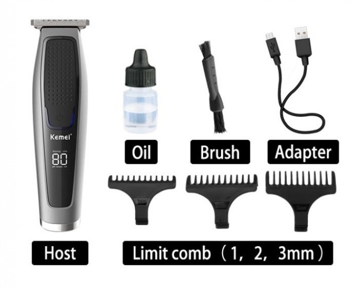 Κουρευτική μηχανή Kemei KM-306S με λεπίδα ακριβείας