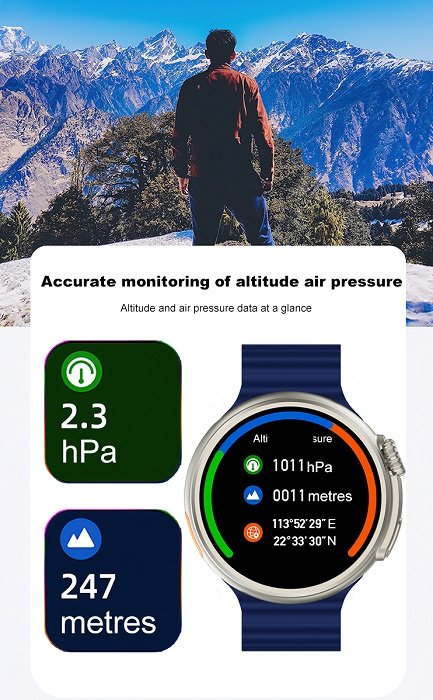 Smartwatch - Z78 UItra - 880266 - Black - Image 5