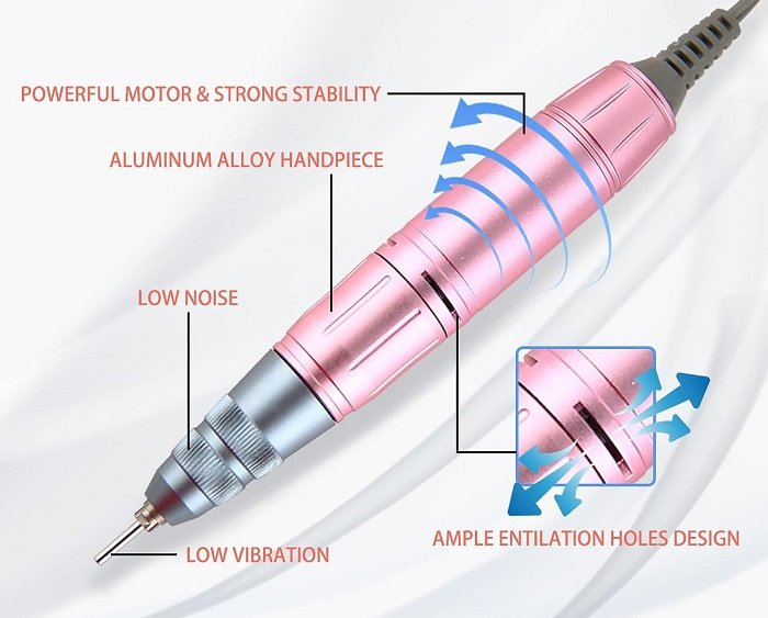 Ηλεκτρικός τροχός μανικιούρ-πεντικιούρ – VKN-JMD102 PRO - 581351 - Green - Image 3