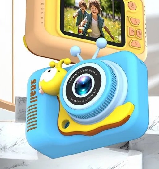 Παιδική ψηφιακή κάμερα - Q2 - Snail - 810651 - Blue - Image 3