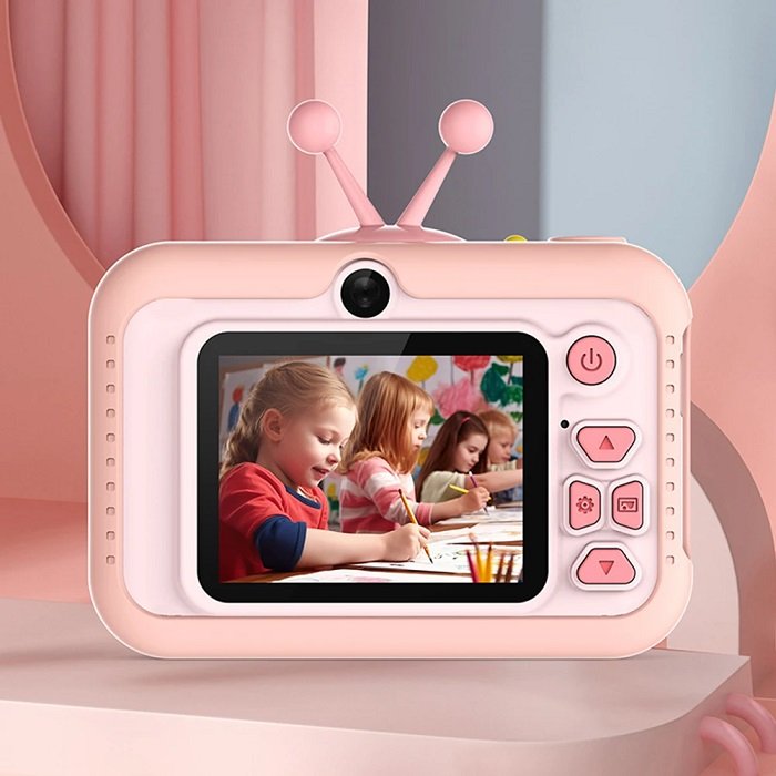 Παιδική ψηφιακή κάμερα - Q2 - Snail - 810651 - Pink - Image 3