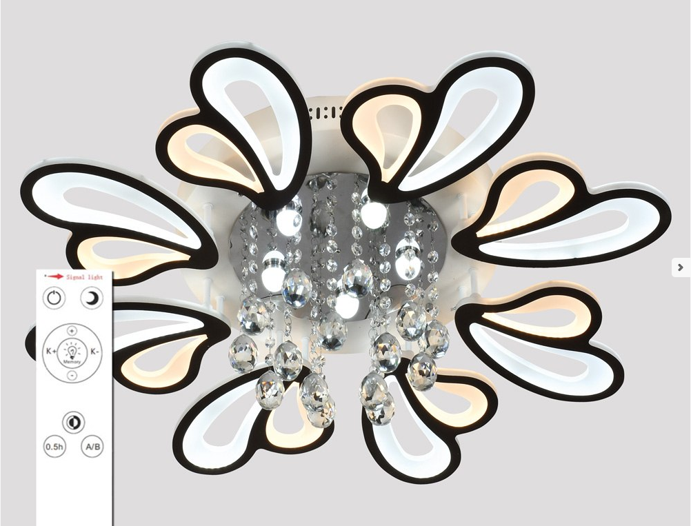 Φωτιστικό οροφής LED - Πλαφονιέρα με Dimmer - 5169-8BK - 943826 - Image 3