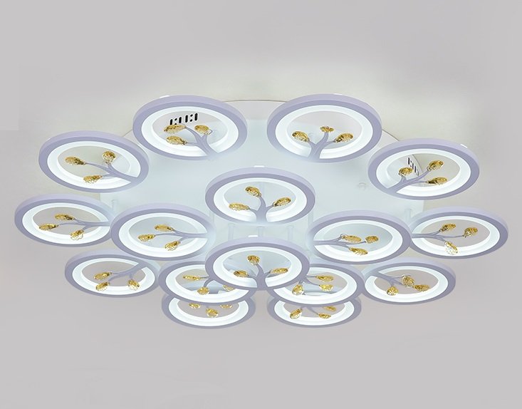 Φωτιστικό οροφής LED - Πλαφονιέρα με Dimmer - 5156-15WH - 943734 - Image 4