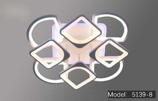 Φωτιστικό οροφής LED - Πλαφονιέρα με Dimmer - 5136-8WH+RGB - 943710 - Image 4