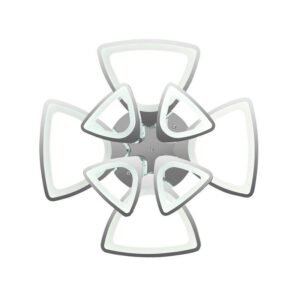 Φωτιστικό οροφής LED - Πλαφονιέρα με Dimmer - 5133-8WH+RGB - 943697