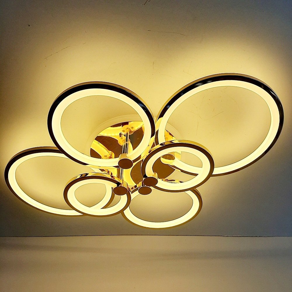 Φωτιστικό οροφής LED - Πλαφονιέρα με Dimmer - 5131-6GD - 943673 - Image 4