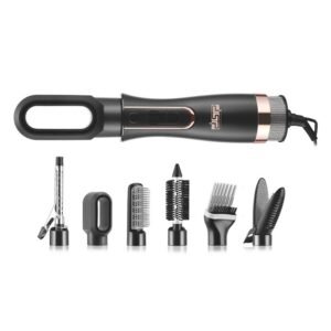 Ηλεκτρική βούρτσα μαλλιών DSP 6 σε 1 για γρήγορο στέγνωμα και styling.