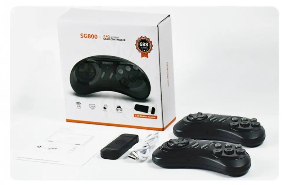 Φορητή κονσόλα παιχνιδιών Stick με 2 χειριστήρια - SG800 - 887660 - Image 7