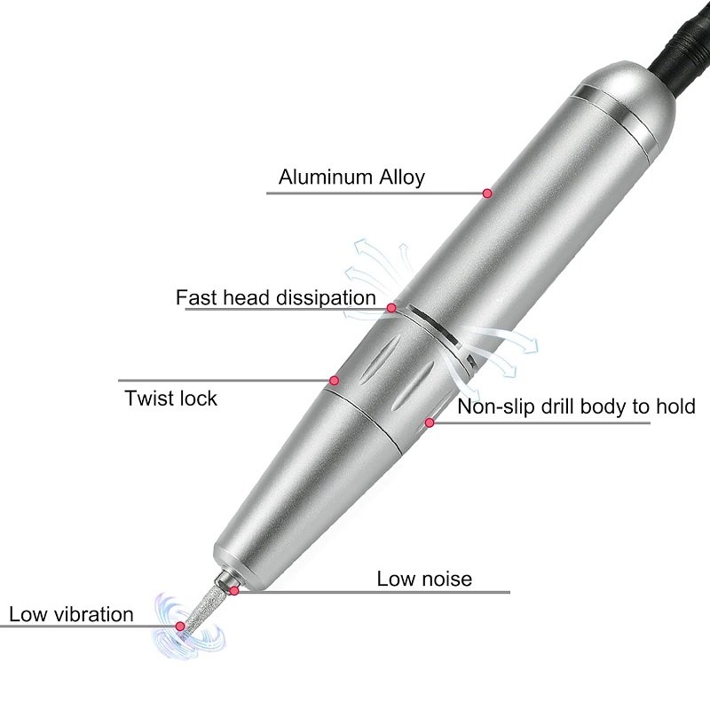 Επαναφορτιζόμενος τροχός μανικιούρ-πεντικιούρ VKN-UV301 σε πράσινο χρώμα