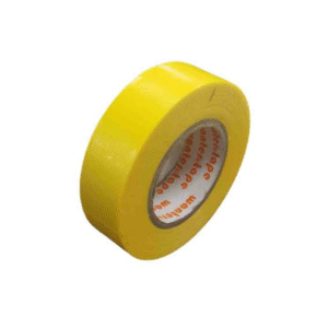 Μονωτική ταινία 19mm x 20m σε κίτρινο χρώμα, σετ 10 τεμαχίων