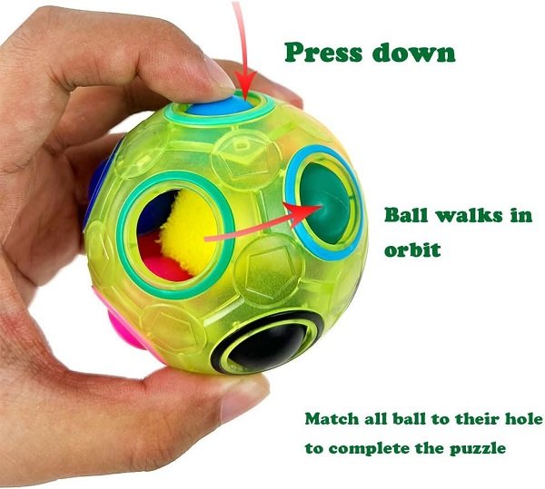 Μπάλα ταχύτητας 8792 με πολύχρωμες μπίλιες