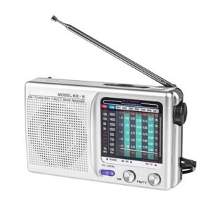 Φορητό ραδιόφωνο μπαταρίας - KK9 - 880097 - Silver