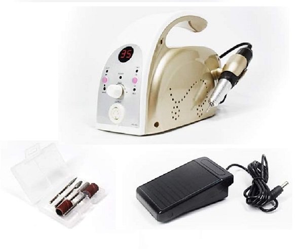 Ηλεκτρικός τροχός μανικιούρ-πεντικιούρ - JMD401 - 581436 - Gold - Image 3