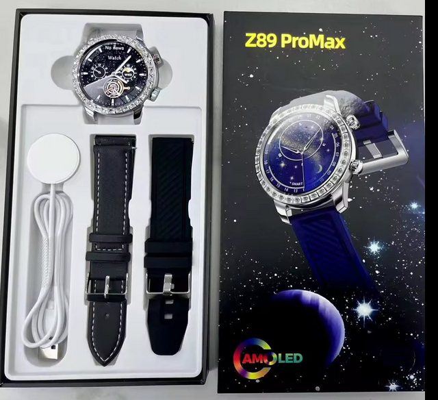 Smartwatch με 2 λουράκια - Z89 PRO MAX - 880785 - Black - Image 3