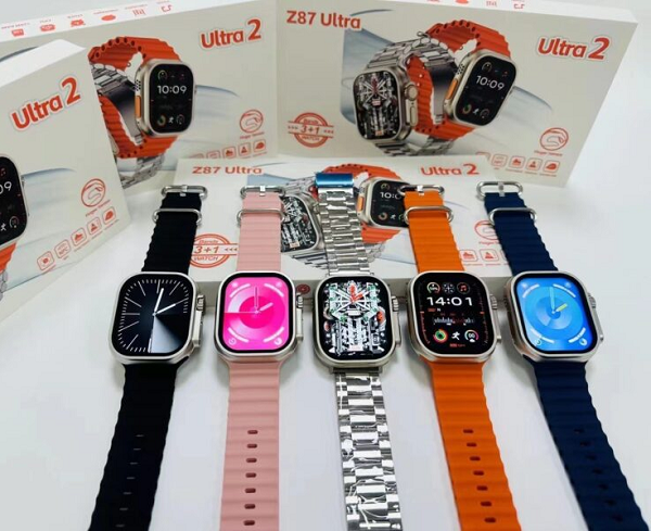 Smartwatch με 2 λουράκια - Z87 ULTRA - 880600 - Pink - Image 4