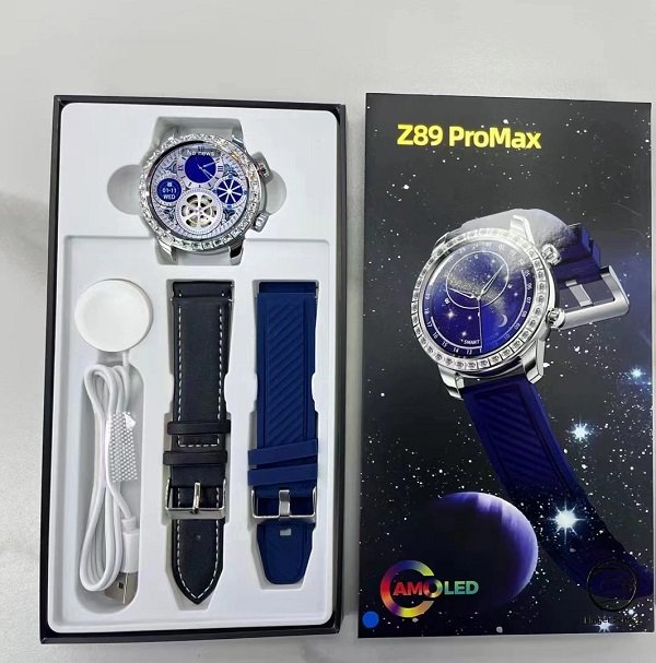 Smartwatch με 2 λουράκια - Z89 PRO MAX - 880785 - Blue - Image 3