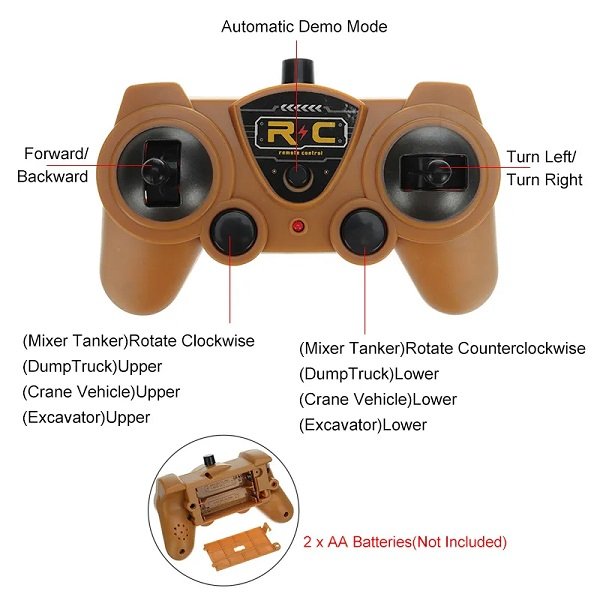 Τηλεκατευθυνόμενο όχημα - Γερανός - A8863-907 - 3.7V - USB - 308280 - Image 3